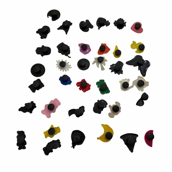 Large Jibbitz Charm Lot Crocs Shoe Charms Rainbow Food Animals Good Vibes - Picture 16 of 16